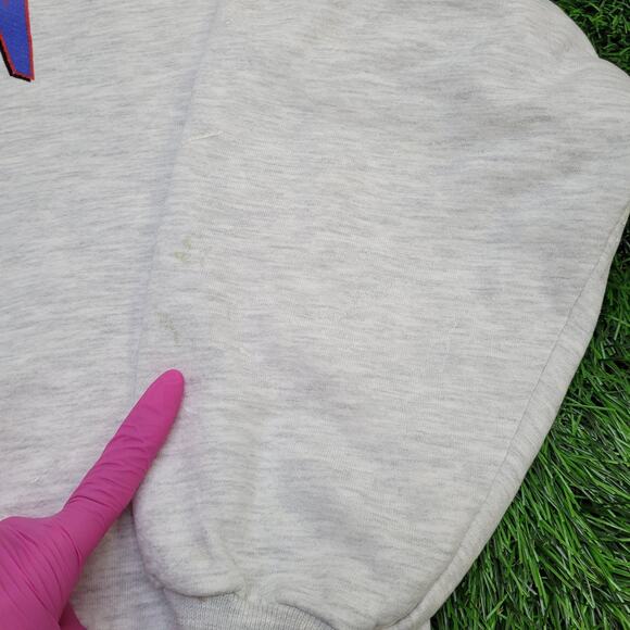 Vintage 1994 Hoopeston Area High-School Sweatshirt XL 24x26 Gray - Picture 6 of 16